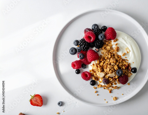 oatmeal with berries