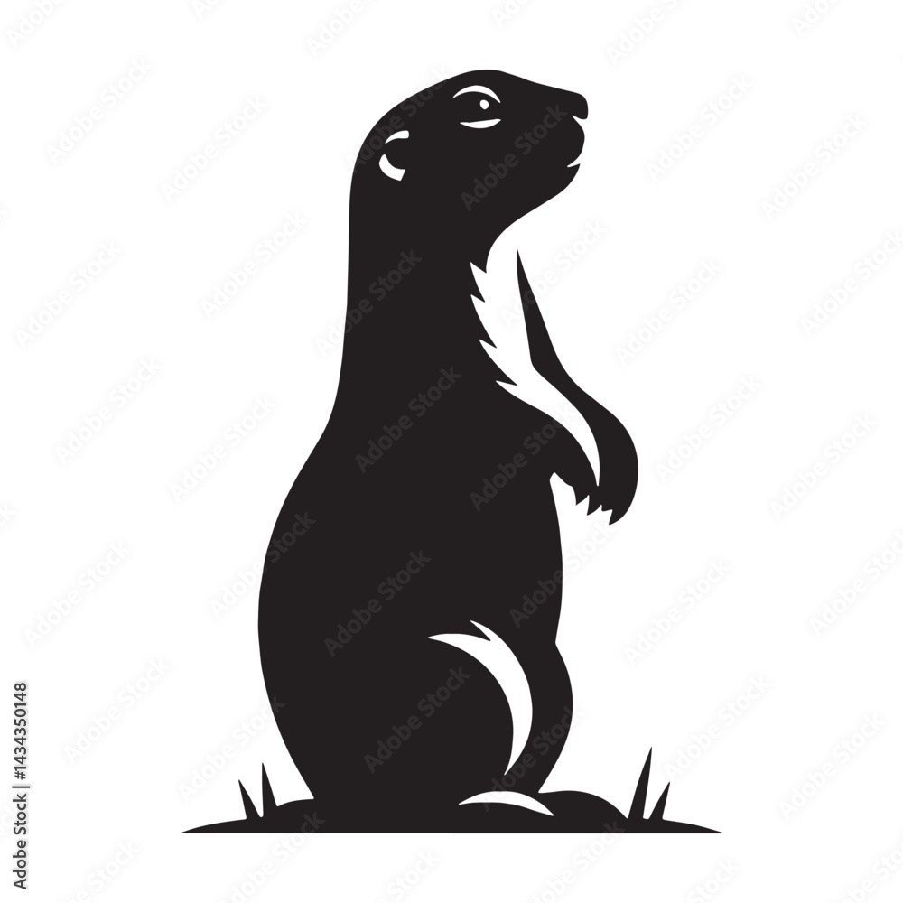 Minimalist prairie dog silhouette vector crafted for sleek design systems – prairie dog silhouette – prairie dog vector – prairie dog illustration – silhouette of prairie dog
Minimalist prairie dog silhouette vector crafted for sleek design systems – prairie dog silhouette – prairie dog vector – prairie dog illustration – silhouette of prairie dog