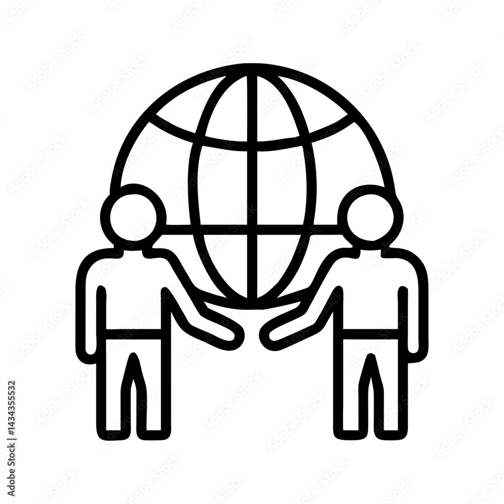 Global partnership collaboration teamwork international cooperation network connection people world Global partnership collaboration teamwork international cooperation network connection people world