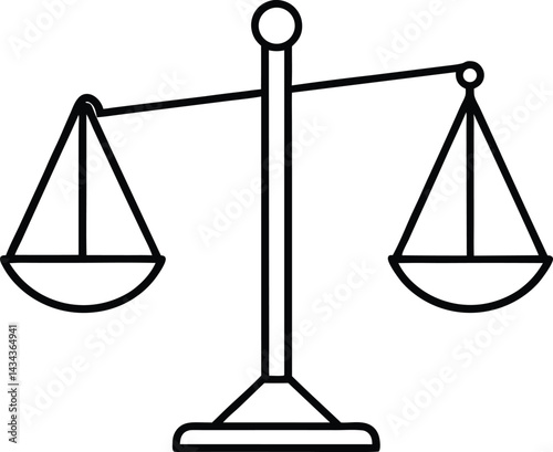 scales of justice isolated