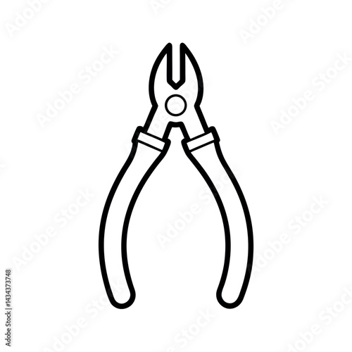 Wire Cutter Sketch Vector