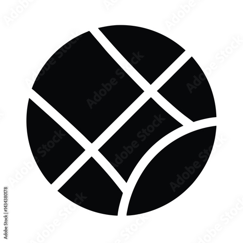 hurling sliotar ball stencil icon vector illustration
