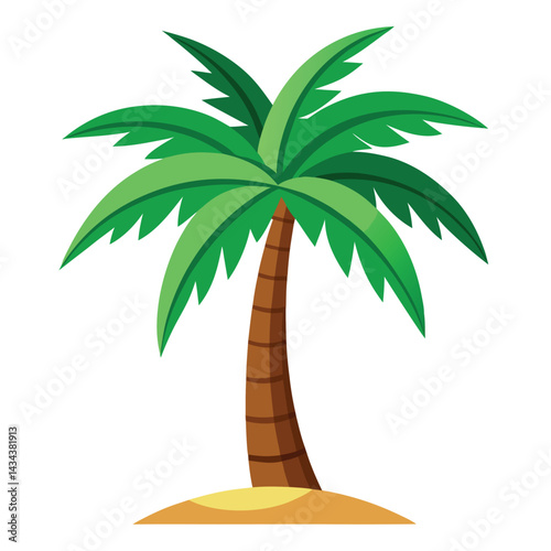 palm tree holiday graphic