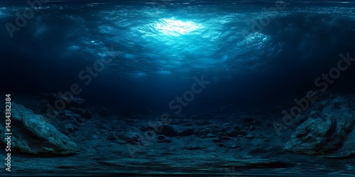 Underwater 360 degree hdr hdri scene