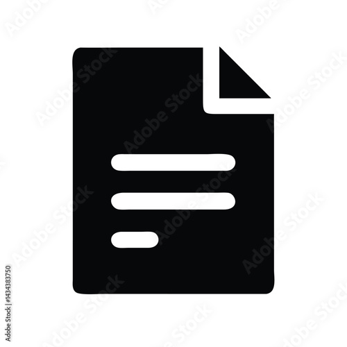 Document paper icon photo