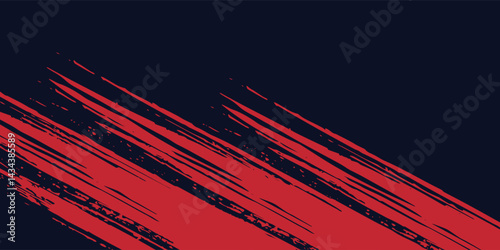 Red halftone dots blue color pattern gradient grunge texture background. Dot pop art comic sport style vector eps10
