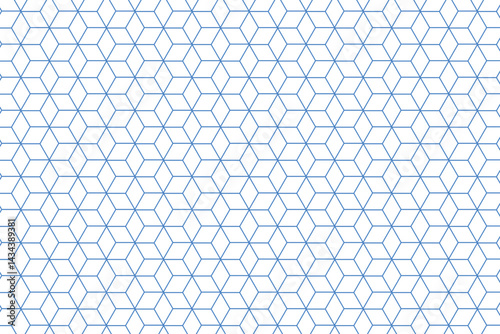 abstract background of hexagon cubes grid