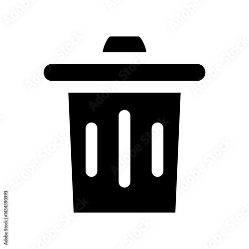Trash bin icon