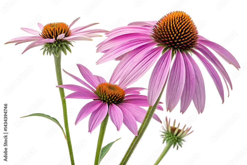 Obraz premium Purple Coneflower PNG 