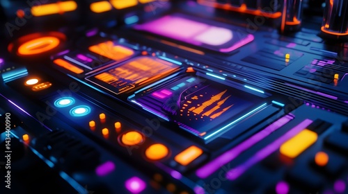 audio mixing console