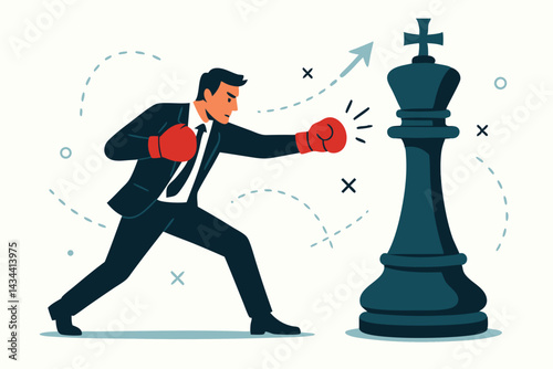 Business Strategy: Executive Boxer Knocks Out Chess King - A Metaphor for Competitive Advantage, Corporate Warfare, and Strategic Victory in the Marketplace