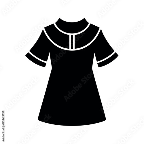 Black Tunic Vector Silhouette