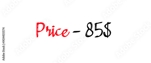 Sales banner price tag text design vector.