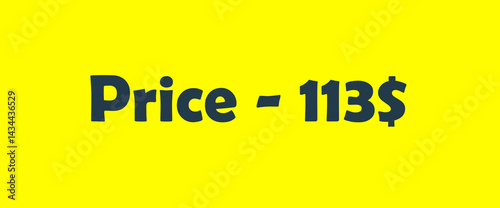 Sales banner price tag text design vector.