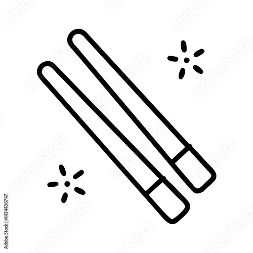 Illustration of magic wands with sparkles vector art magical wizardry enchantment fantasy drawing