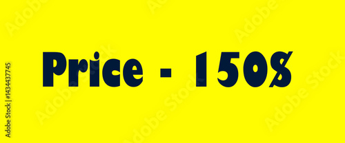 Sales banner price tag text design vector.