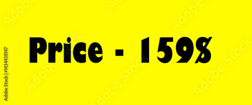 Sales banner price tag text design vector.