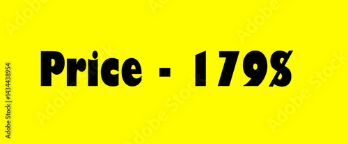 Sales banner price tag text design vector.