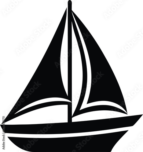 silhouette of a sailing ship