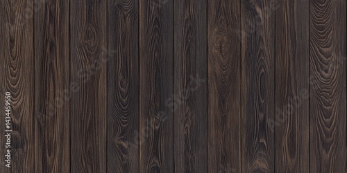 Dark brown wood plank background with vertical grain texture