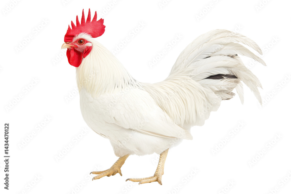 Fototapeta premium White Rooster 