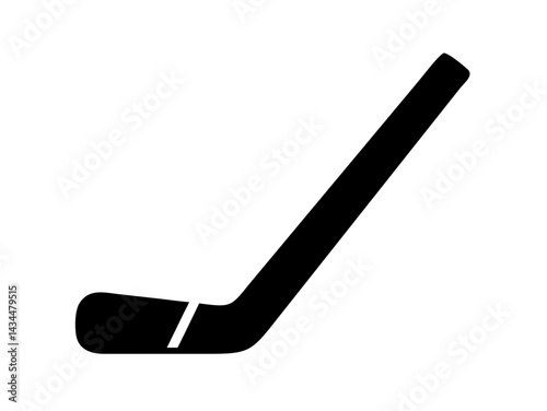 Hockey Stick Silhouette Icon