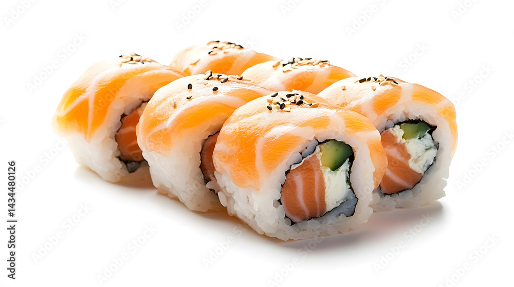 A plate of sushi A plate of sushi