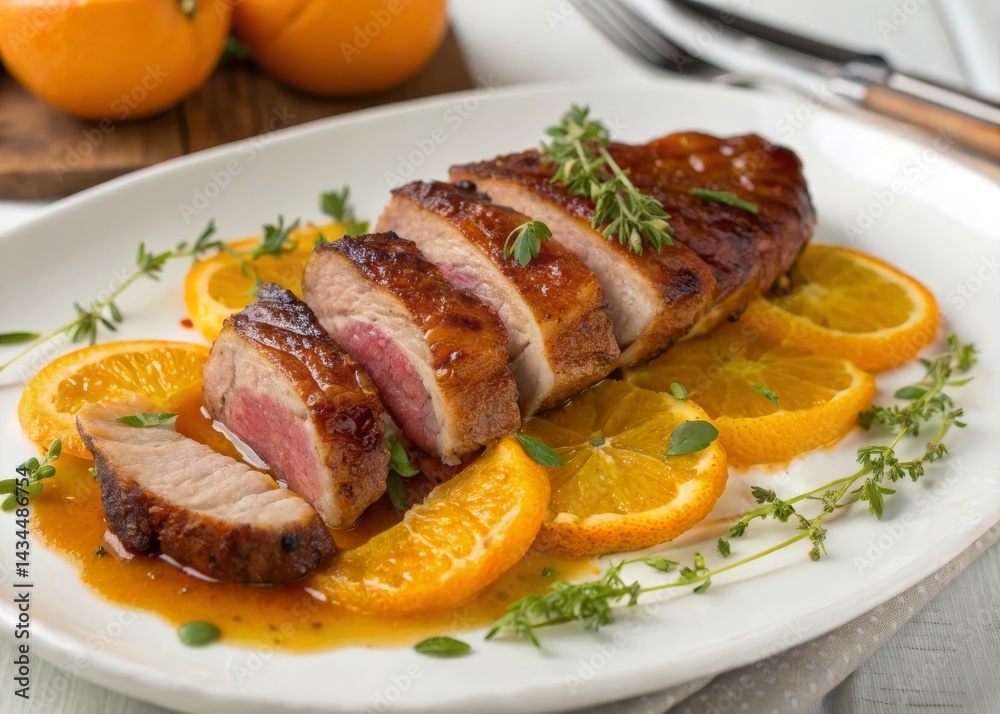 Elegant duck a l’orange with citrus glaze a gourmet culinary experience at home Elegant duck a l’orange with citrus glaze a gourmet culinary experience at home