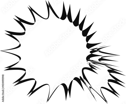 Three individual cartoon explosion outbreaks displayed as separate elements in one file.