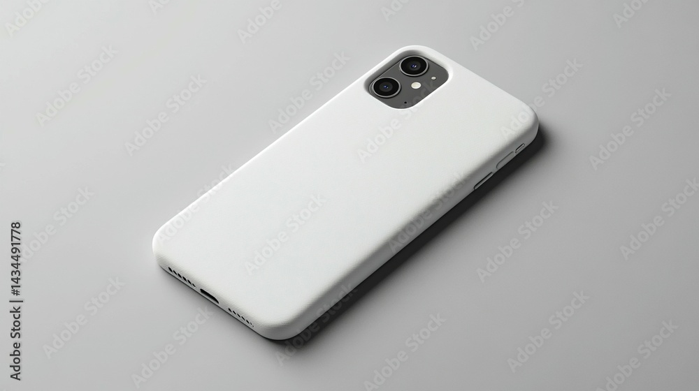 White Phone Case: Minimalist Design White Phone Case: Minimalist Design