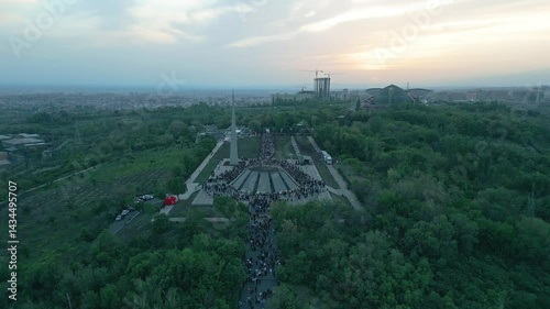 Armenian Genocide memorial in the city