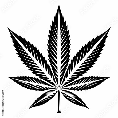 cannabis leaf vector illustration