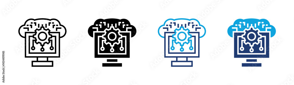 Cloud Computing Icon Cloud Computing Icon