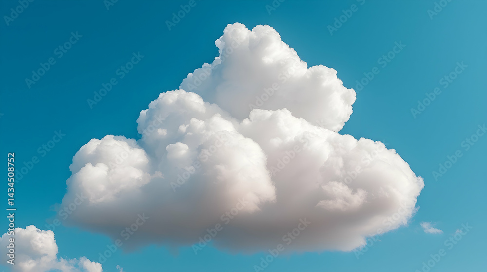 White Cumulus Clouds Forming Number 2025 Against Vivid Blue Sky