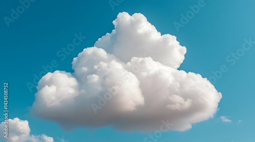 Obraz na płótnie White Cumulus Clouds Forming Number 2025 Against Vivid Blue Sky w salonie