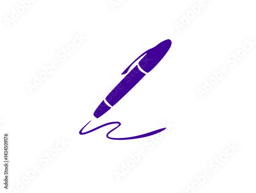 fountain pen vector illustration