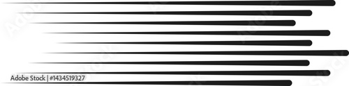 Extended parallel lines of varying thickness creating a bold and structured design.
