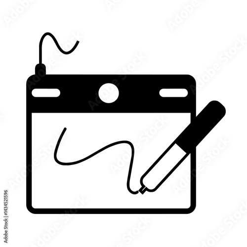 Graphic Tablet with Connected Stylus, Digital Art Creation, Graphic Design, Illustration, Animation, Architecture, Photography Retouching, Creative Professions, Education