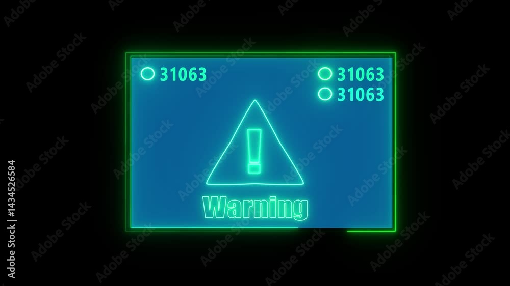 Warning security breach computer hacking warning message hacked Warning ...