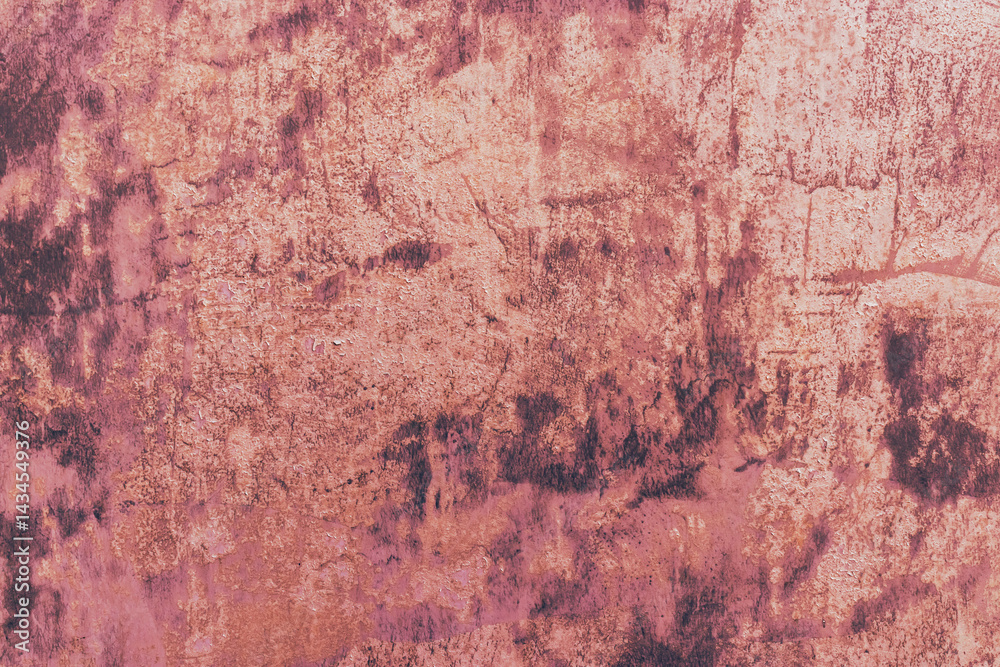 Fototapeta premium Texture of old red concrete wall for background in Brazil