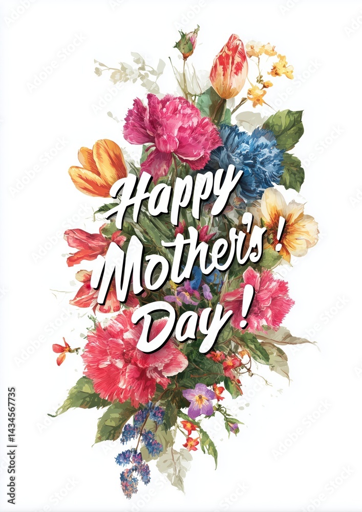 Mother's Day greeting card message