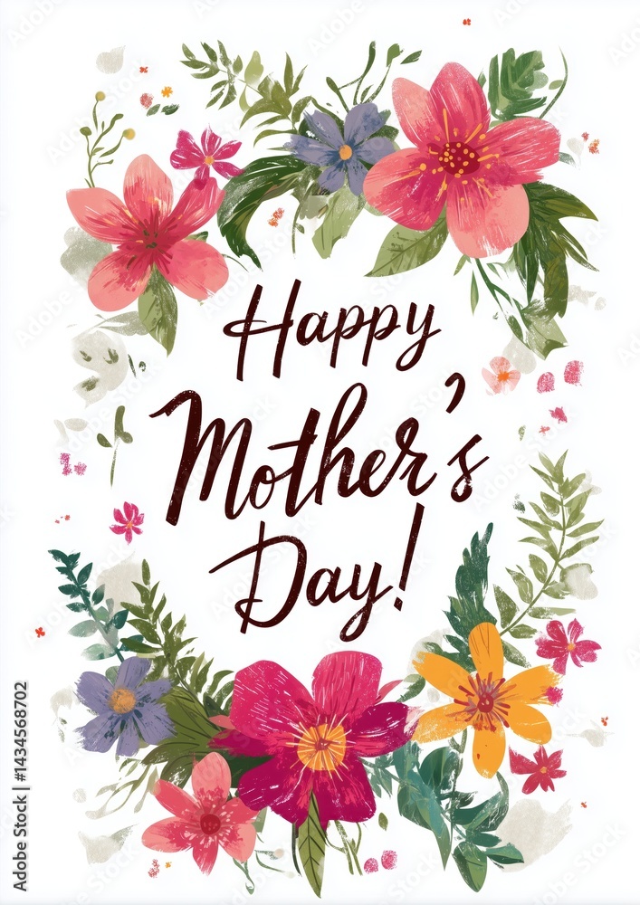 Mother's Day greeting card message
