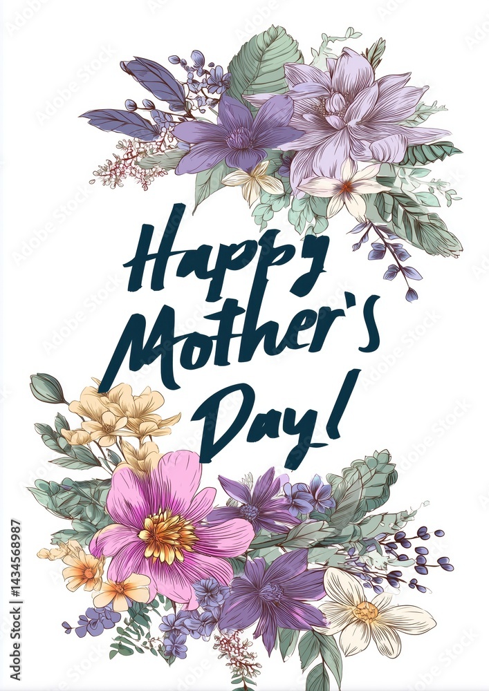 Mother's Day greeting card message