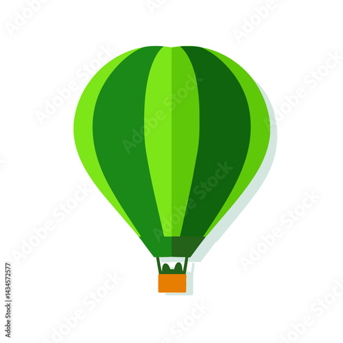 hot air balloon  vector icon