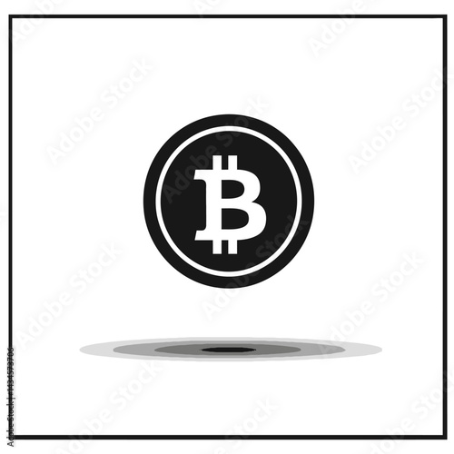 Litecoin - Vector icon, isolated on white background  -  