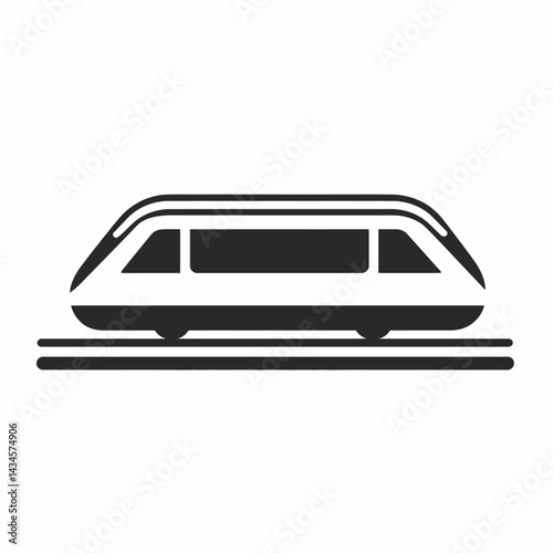 bullet train vector icon