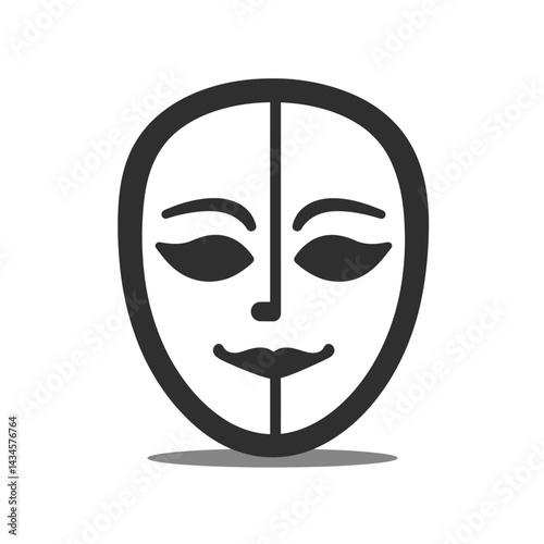 Opera - Vector icon, isolated on white background  -  