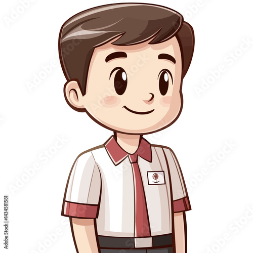 Referee - Vector icon, isolated on white background  -  