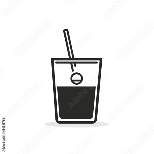 Iced drink icon