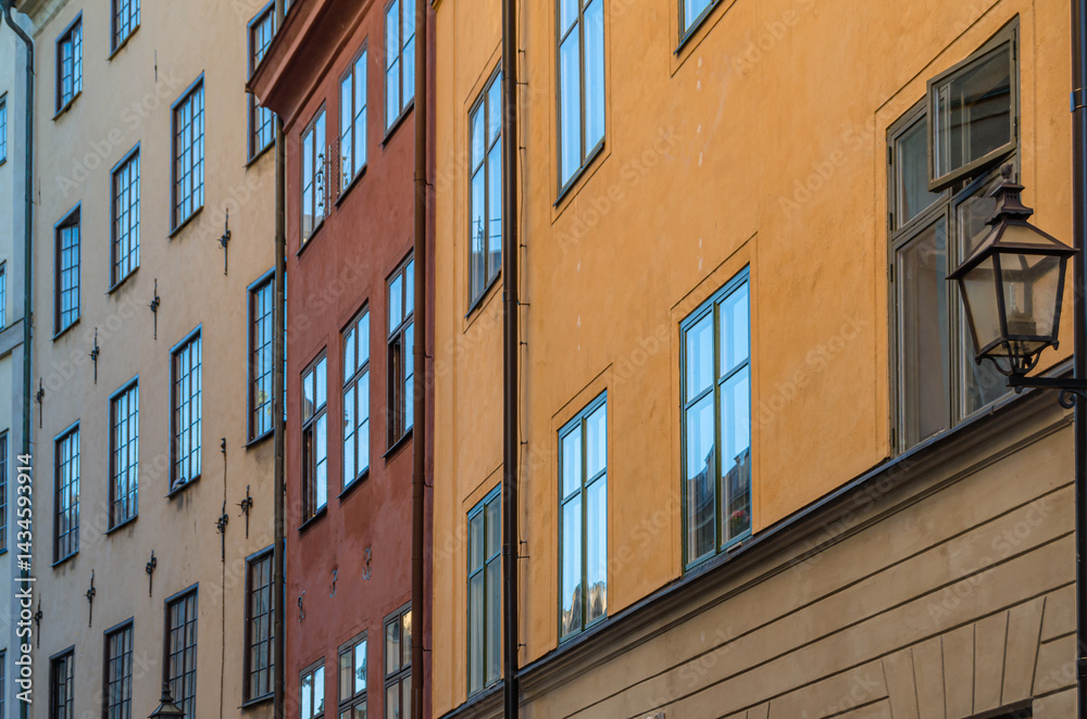 Obraz premium Architectural detail in the old town of Stockholm, Sweden